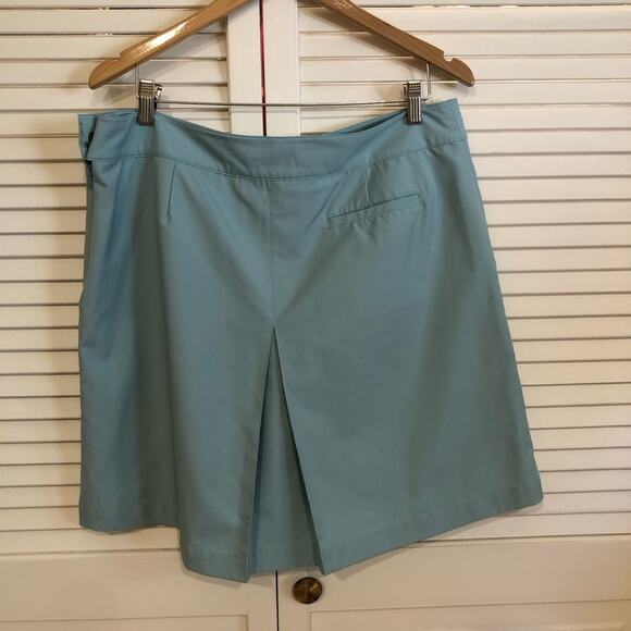 Ashworth Performance Teal Blue Tennis Skort - Picture 7 of 7